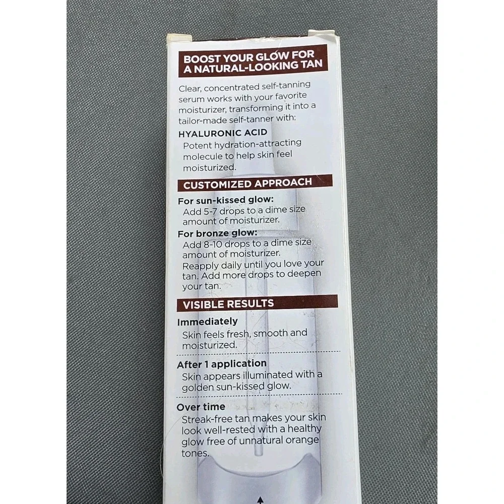 L'Oreal Sublime Bronze Self Tanning Facial Drops 1oz Fragrance Free Batch 18U51U